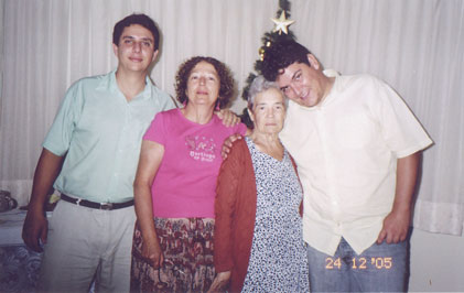 Pedro, Isabel, Guimar e André
